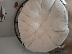 Papasan rotan loungestoel bruin te koop, Huis en Inrichting, Stoelen, Ophalen, Gebruikt, Bruin, Eén