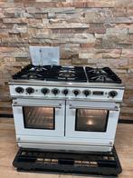 Luxe witte Falcon Fornuis 1092 5 pits dubbele oven 110 cm, Witgoed en Apparatuur, Fornuizen, 60 cm of meer, 5 kookzones of meer