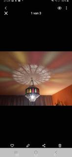 Oosterse hanglamp met kleurrijk glas, Huis en Inrichting, Ophalen