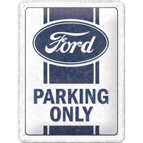 Ford parking only relief reclamebord van metaal wandbord, Verzamelen, Automerken, Motoren en Formule 1, Nieuw, Auto's, Verzenden