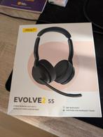 Jabra Evolve2 55 Nieuw - Microsoft Teams Headset, Computers en Software, Headsets, Nieuw, On-ear, Ophalen of Verzenden, Draadloos