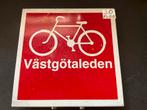 Zweeds bord aluminium, Ophalen of Verzenden, Zo goed als nieuw, Reclamebord