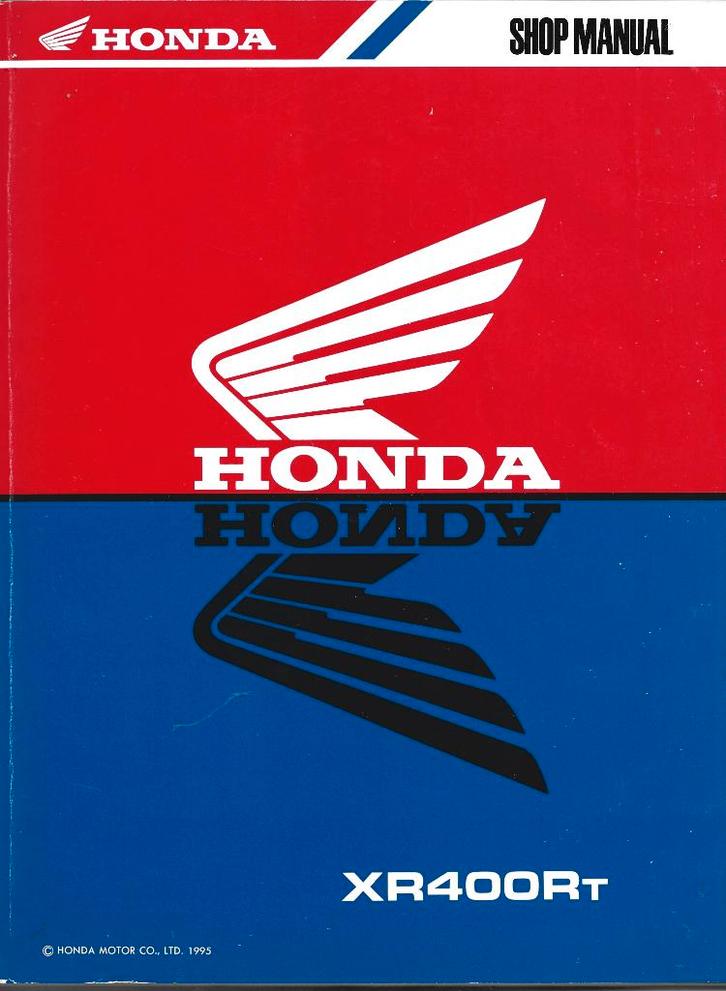 Honda XR400 shop manual (3616z) motor, Motoren, Handleidingen en Instructieboekjes, Honda, Ophalen of Verzenden