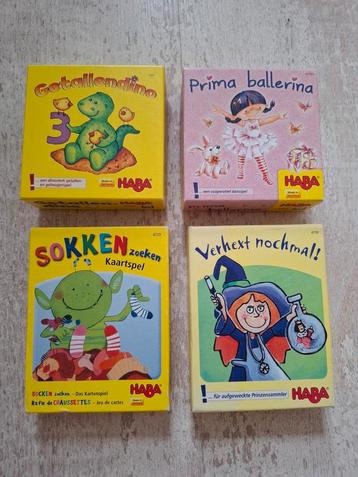4x Haba spel GetallenDino Sokken zoeken Prima Ballerina beschikbaar voor biedingen
