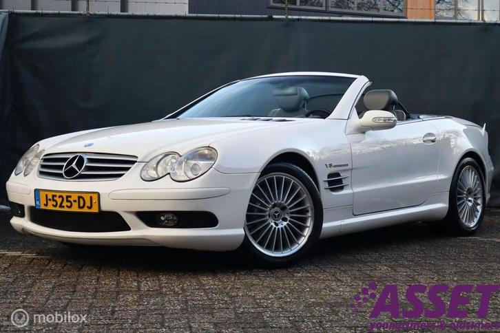 Mercedes SL500 V8 aut AMG-optiek | youngtimer 04-2002 | BOSE, Auto's, Mercedes-Benz, Bedrijf, Te koop, SL, ABS, Airbags, Airconditioning