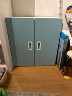 Lichtblauwe IKEA kinderkast met deur, Ophalen, Kunststof, Gebruikt, 50 tot 100 cm