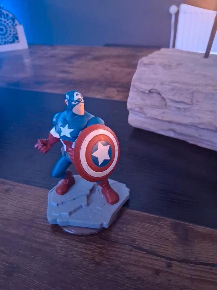 Disney Infinity 2.0 Captain America Figuur, Spelcomputers en Games, Games | Nintendo Wii, Zo goed als nieuw, Ophalen of Verzenden