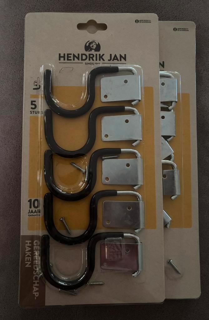 Hendrik Jan gereedschaphaken, Doe-het-zelf en Verbouw, IJzerwaren en Bevestigingsmiddelen, Nieuw, 50 tot 100 mm, Ophalen of Verzenden