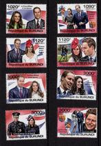 postzegels, Burundi Prins William + Kate 2011 Postfris, Postzegels en Munten, Postzegels | Afrika, Ophalen of Verzenden, Overige landen