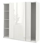 Kledingkast met schuifdeuren- Ikea, 150 tot 200 cm, 50 tot 75 cm, Zo goed als nieuw, Met hangruimte