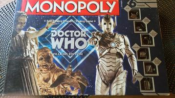 bordspel limited nieuw Monopoly Dr Who Villains Monopolie  beschikbaar voor biedingen