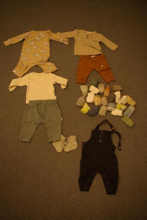 Babykleding inclusief overslagrompers maat 56, Kinderen en Baby's, Babykleding | Baby-kledingpakketten, Zo goed als nieuw, Maat 56
