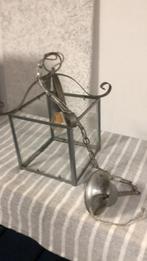 Vintage Lantaarn, Ophalen, Gebruikt, Glas, Minder dan 50 cm