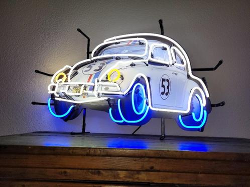 HERBIE neonverlichting auto neon lamp retro sixties fifties, Verzamelen, Merken en Reclamevoorwerpen, Lichtbak of (neon) lamp