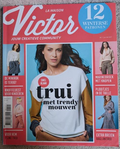 La maison Victor nr 1 jan-feb 2021, Hobby en Vrije tijd, Kledingpatronen, Zo goed als nieuw, Vrouw, Overige merken, Ophalen of Verzenden