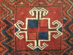 Mooi antiek handgeknoopt Perzisch kussen uit Iran 46-50 cm., Antiek en Kunst, Antiek | Kleden en Textiel, Ophalen of Verzenden