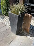 Aardewerk antraciet plantenpot, Tuin en Terras, Ophalen, Steen, Gebruikt, Minder dan 60 cm