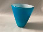 Design Des Pots zware vaas Mondgeblazen, Ophalen, Gebruikt, Blauw, Glas