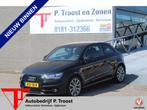 Audi A1 1.4 TFSI S-line 185 pk! AUTOMAAT/Navigatie/Climate c, Auto's, Audi, Zwart, 4 stoelen, Leder en Stof, Zwart
