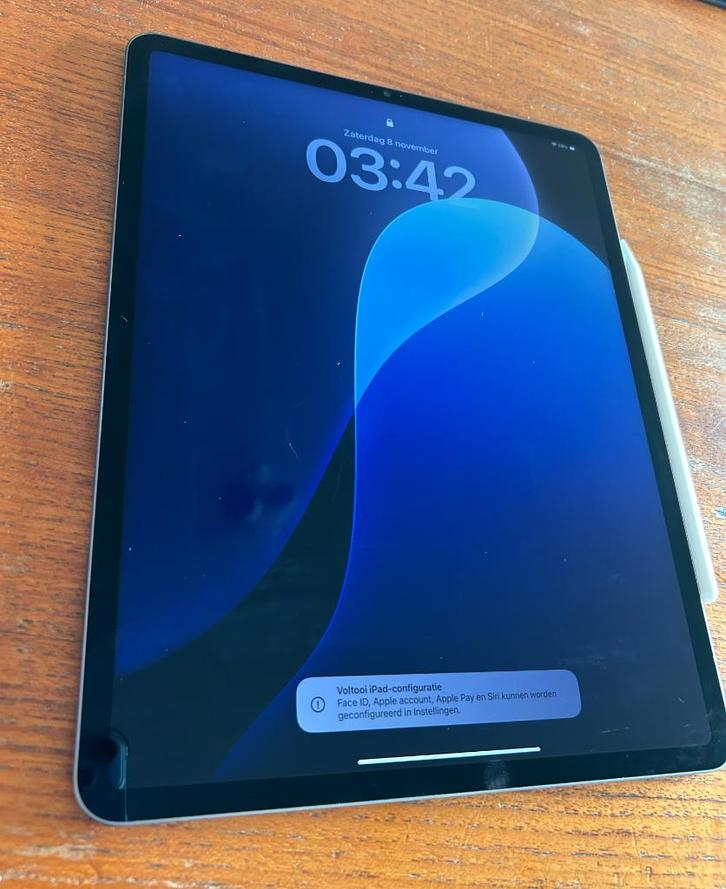 iPad Pro 13" M1 128 GB Wifi + Apple Pencil 2 - nieuwstaat, Computers en Software, Apple iPads, Zo goed als nieuw, Apple iPad, Wi-Fi