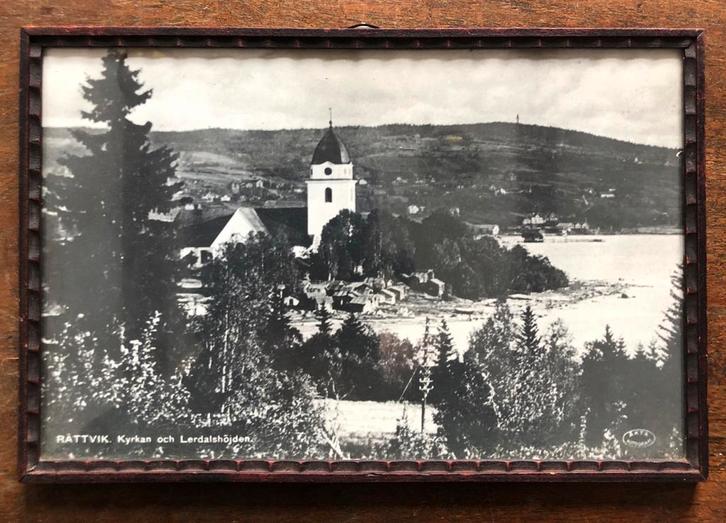 Oude foto Rättvik, Zweden, Antiek en Kunst, Kunst | Tekeningen en Foto's, Ophalen of Verzenden