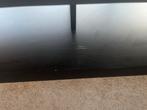 Zwarte TV meubel/salontafel, Ophalen, Gebruikt, 100 tot 150 cm, Minder dan 100 cm