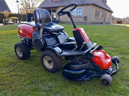Zeer nette Jonsered FR2216MA frontmaaier met nieuw maaidek., Tuin en Terras, Zitmaaiers, Gebruikt, 90 tot 120 cm, Elektrische starter