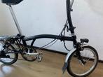 Brompton vouwfiets met naafdynamo en verlengde stuurpen., Fietsen en Brommers, Fietsen | Vouwfietsen, Brompton, 16 tot 18 inch