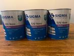3x Sigma Nova Satin 1L (9004/9005/7021/7016), Zwart, Nieuw, Ophalen of Verzenden, Lak