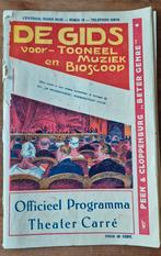 Carré 1930 programmaboekje Revue Turf in je Ransel, Verzamelen, Ophalen of Verzenden, 1920 tot 1940, Nederland, Tijdschrift