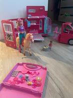 Barbie Camper met Accessoires & Paard, Kinderen en Baby's, Speelgoed | Poppen, Ophalen of Verzenden, Gebruikt, Barbie
