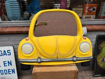 Volkswagen Kever Decoratie Spiegel - Geel beschikbaar voor biedingen