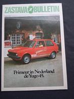 Zastava Bulletin 1983 – introductie Yugo 45, Zastava, Ophalen of Verzenden, Zo goed als nieuw, Overige merken