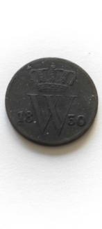 Prachtige zeldzame 1830 1 Cent Koning Willem III, Postzegels en Munten, Munten | Nederland, Ophalen of Verzenden, Koning Willem III