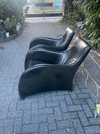 2 Montis design stoelen in zwarte kleur, Huis en Inrichting, Fauteuils, Gebruikt, Minder dan 75 cm, Leer, Ophalen of Verzenden