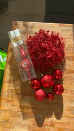 Rode kerstballen, Diversen, Kerst, Ophalen of Verzenden, Zo goed als nieuw