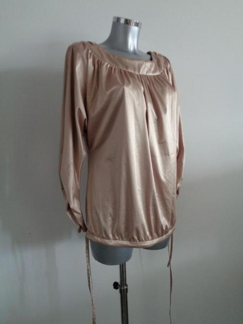 Monique Collignon duurzame blouse goud, maat 38 NIEUW, Kleding | Dames, Blouses en Tunieken, Nieuw, Maat 38/40 (M), Ophalen of Verzenden