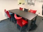 Bert Plantagie tafel + stoelen, 220 x 100 cm, Overige materialen, 100 tot 150 cm, Ophalen of Verzenden, Strak, modern