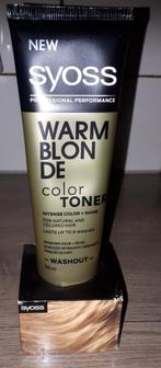 SYOSS WARM BLONDE COLOR TONER NIEUW, Sieraden, Tassen en Uiterlijk, Uiterlijk | Haarverzorging, Ophalen of Verzenden, Nieuw