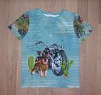 NIEUW maat 110-116, 122-128 shirt hond met motor, Nieuw, Shirt of Longsleeve, Jongen, 3xHip
