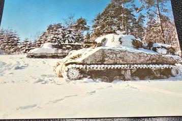 M4 Sherman tank Battle of the Bulge kaart 21/15 cm beschikbaar voor biedingen