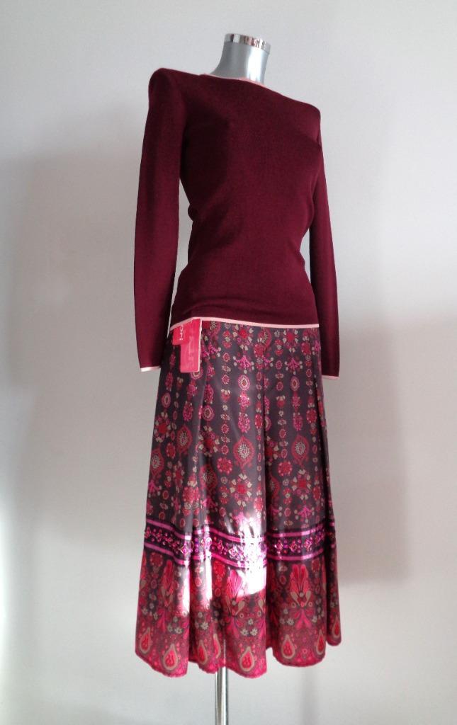 Apriori Escada zijden rok, maat 36, nieuw met kaartjes, Kleding | Dames, Rokken, Nieuw, Maat 36 (S), Onder de knie, Verzenden