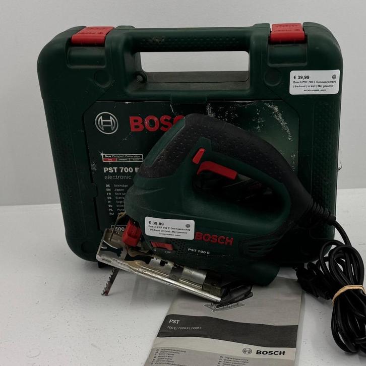 Bosch PST 700 E Decoupeerzaag | Bedraad | In kist | Met gara, Doe-het-zelf en Verbouw, Gereedschap | Zaagmachines, Zo goed als nieuw