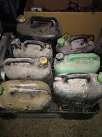 Partij van diverse gebruikte jerrycans., Ophalen, Gebruikt