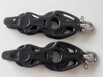 2 x nieuwe Harken Black Magic vioolblok 75 mm met hondsvot beschikbaar voor biedingen