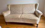 Vintage bankstel (cremekleurig, 2 zits), Ophalen of Verzenden, Gebruikt, 75 tot 100 cm, Tweepersoons