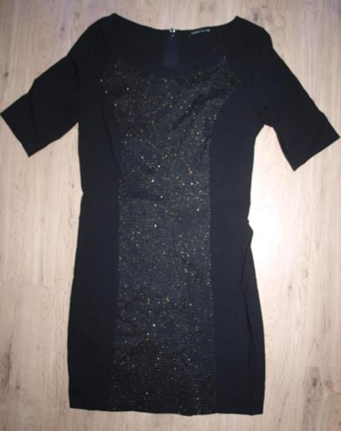 Zwarte Jurk Tamnoon Woman (M), Kleding | Dames, Jurken, Zo goed als nieuw, Maat 38/40 (M), Zwart, Knielengte, Ophalen of Verzenden