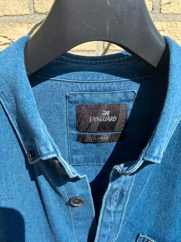Vanguard heren spijkeroverhemd/ denim blouse maat  L €25,-  beschikbaar voor biedingen