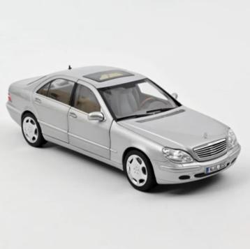 Mercedes Benz S600 1998 Zilver SCHAAL 1/18 Norev ref: 183810 beschikbaar voor biedingen