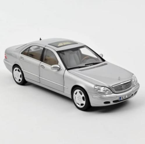 Mercedes Benz S600 1998 Zilver SCHAAL 1/18 Norev ref: 183810, Hobby en Vrije tijd, Modelauto's | 1:18, Nieuw, Auto, Norev, Verzenden